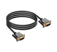 PNGKNYOCN Câble VGA 1.5M, 15 broches, 1080P Full HD, Mâle à mâle, Compatible avec Ordinateur, Ordinateur portable, Moniteur