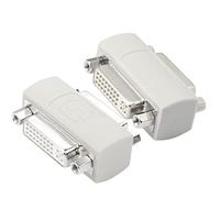 PNGKNYOCN Coupleur DVI Femelle vers Femelle, DVI24+5/DVI-I Serial Cable Extender pour étendre et connecter Deux câbles DVI（2-Pack）