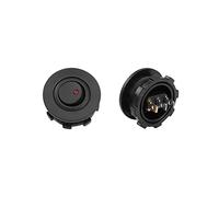 PNGKNYOCN Interrupteur à bascule rond rouge DC 12V 20A interrupteur à bascule 3 broches marche/arrêt pour voitures, motos, bateaux et autres équipements（2-Pack） (Red)