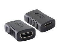 PNGKNYOCN Mini HDMI Adaptateur Extender HDMI Type C Femelle vers HDMI Type A Femelle Prise en Charge 3D 4K 1080p pour Appareil Photo, Ordinateur, projecteur (Pack de 2)