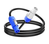 PNGKNYOCN Powercon Cordon d'alimentation, 16awg AC powercon entrée à powercon Sortie rallonge d'alimentation pour LED ecran Faisceau de lumière tête, Luminaires d'éclairage de scène（1M/3.3FT）
