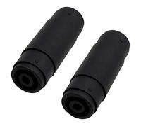 PNGKNYOCN Speakon NL4FC,Connecteur audio 4 broches NL4FC Ligne audio vers connecteur haut-parleur femelle vers femelle Fiche d'extension pour adaptateur audio, amplificateur, table de mixage (2-pack)
