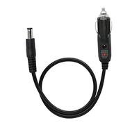 PNGKNYOCN12V DC Chargeur de Voiture Alimentation Automatique Câble 18AWG DC 5.5mm x 2.5mm pour Allume-Cigare de Voiture Prise mâle Câble Allume-Cigare pour Réfrigérateur de Voiture etc(0,5 M)