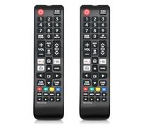 PNGOS Remplacement 2c pour télécommande Samsung, télécommande universelle avec Netflix, PrimeVideo RakuteTV, compatible avec tous les téléviseurs Samsung LED QLED SUHD UHD HDR LCD Frame 4K Smart TV