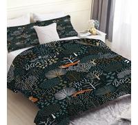 PNHCL Couette 220x240 Imprimée Renard Couette 4 Saisons Lavable, Doux et Confortable, Édredon Réversible Animaux De La Forêt Edredon Lit 2 Personnes MS&12