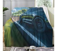 PNHCL Couverture Polaire Flanelle Motif Voiture de Sport Hybride - 180X200 Cm Confortable pour Douceur Plaid Canape, Couverture Lit, Idéal pour Les Canapés et Les Lits, Plaid Luxe Haut de Gamme-WF61
