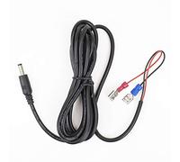 PNI Câble d'alimentation Batterie pour caméras de Chasse, Longueur 1,5 m Noir