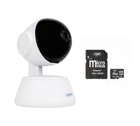 PNI Caméra de vidéosurveillance IP720LR, 1080p, 2MP, IP, P2P, PTZ 128 Go Carte mémoire microSD Incluse