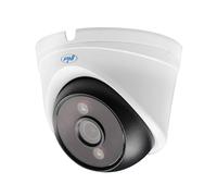 PNI Caméra de vidéosurveillance IP808J, POE, 8MP, lumière Noire, Objectif 2,8 mm, extérieur, Blanc
