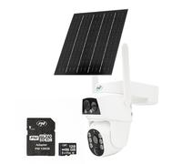 PNI Caméra de vidéosurveillance IP894 GSM 4G PTZ et Carte mémoire microSD PNI 128 Go