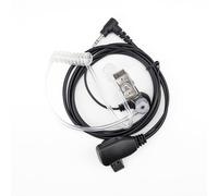 PNI Casque avec Microphone et Tube Acoustique HM93, avec 1 Broche 2,5 mm MT, Noir