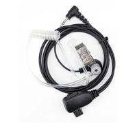 PNI Casque avec Microphone et Tube Acoustique HM93, avec 1 Broche 2,5 mm MT, Noir