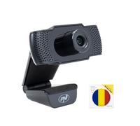 PNI CW1850 Full HD 1080P 2MP Webcam Pack avec câble USB, Drapeau à Clipser et Tampon adhésif