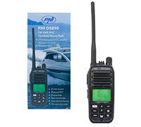 PNI DS890 Émetteur Radio Maritime Portable 88 canaux, 10 canaux météorologiques, Squelch réglable, Roger Beep, Dual Watch, Scan, Call, NRC, Batterie 1800 mAh, IP67