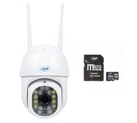 PNI Ensemble de caméra de vidéosurveillance sans Fil IP440 WiFi, PTZ, 4MP et Carte mémoire MicroSD 128 Go Incluse