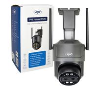 PNI House IP578 Caméra de vidéosurveillance avec Wi-FI, PTZ, Double Objectif 8MP + 8MP, Zoom Optique 10X