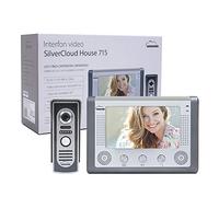 PNI Interphone vidéo Sonnette Silvercloud Maison 715 interphone écran LCD de 17,8 cm …