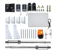 PNI Kit automatisme portail battant MAB300LR avec 2 moteurs 40W télécommandes et panneau de commande