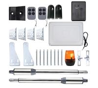 PNI Kit d'automatisation pour Portail oscillant MAB300, 2 Moteurs de 40 W, Longueur de Portail 2 x 2,5 m, 200 kg et Relais Intelligent PNI SmartHome RG120, Application Tuya