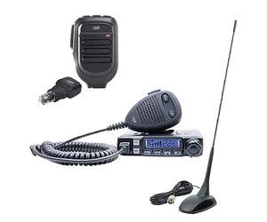 PNI Kit Station Radio CB Escort HP 7120 ASQ Avec Antenne CB Extra 48 Et Microphone Supplémentaire Dongle Bluetooth Mike 65 Inclus
