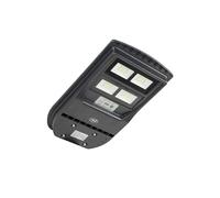 PNI Lampadaire SL210 100 W, avec panneau solaire intégré de 10 W, 6 500 K, 1 000 lm, 2 batteries intégrées de 10 Ah et détecteur de mouvement à micro-ondes