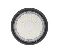 PNI Lampe LED D-Light 2200, type High Bay, 200W, 27000lm, 6500K, alimentation 230 V, IP65, pour éclairage industriel dans les espaces de grande hauteur, Noir