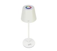 PNI LTW05 Lampe de table RVB 3 W avec batterie rechargeable USB Blanc