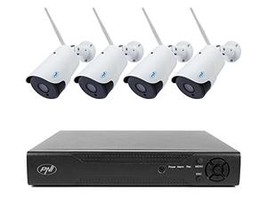PNI NVR House IP716 Pack de vidéosurveillance et 4 caméras IP52 avec IP, 2 MP