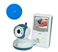 PNI Package Video Baby Monitor B2500 Écran 2,4" sans Fil + Pad adhésif Cadeau Bleu