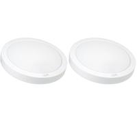 PNI Plafonnier LED D-Light CL2425 24W, rond, 4200K, 230V, 2640 lm, blanc neutre, diamètre 29 cm (Lot de 2)
