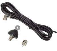 Câble de Connexion d'antenne CB PNI FC27 4 m, Inclus Connecteur PL259 et Support de Montage pour antenne CB avec vis Papillon