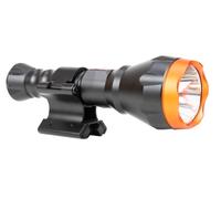 PNI Lampe de poche Crystal LED Adventure F550, 10W et support de montage magnétique FLM33