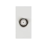 PNI Prise modulaire coaxiale pour câble TV TV10, pour cadres en verre encastrés RM101W, RM202W, type F 1/2