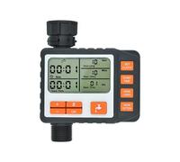 PNI Programmateur d'irrigation WT11, écran LCD, Connexion 3/4, Noir
