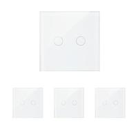 PNI SafeHome DIM202 Interrupteur tactile et variateur d'intensité 700 W Live Wire sans zéro (Lot de 4)