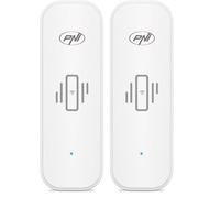 PNI SafeHouse HS501 Capteur de Vibrations avec Wi-FI, Compatible avec l'application Tuya, Alimentation 3 V (Lot de 2)