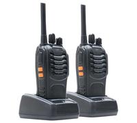Paquet 4 radios Portables PNI PMR R40 Pro Piles, chargeurs et écouteurs Inclus