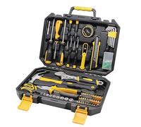 PNI TC100 Kit d'outils à main 100 pièces Matériau acier carbone et chrome vanadium Boîte en plastique