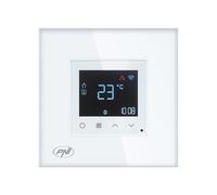 PNI Thermostat intelligent CT26W WiFi, chauffage au sol électrique ou groupe de pompage, capteur de sol inclus, montage encastré, contrôle depuis l'application Tuya Smart, programmation quotidienn