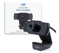 PNI Webcam CW1850 Full HD, Connexion USB, clipable, Microphone intégré