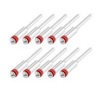PNMNZTPAP 10 pièces 2.35mm mandrins de Roue de Polissage Disque de Coupe Diamant mandrin Support de Roue de Coupe Compatible for Les Accessoires Dremel Outil Rotatif Accessoires pour Outils à Main