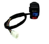 PNMNZTPAP Interrupteurs de guidon moto 22 mm 7/8 po, clignotants d'urgence, feux antibrouillard, klaxon, bouton démarrage électrique Interrupteur de guidon de moto(1pcs right)