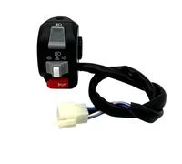 PNMNZTPAP Interrupteurs de guidon moto 22 mm 7/8 po, clignotants d'urgence, feux antibrouillard, klaxon, bouton démarrage électrique Interrupteur de guidon de moto(1pcs left)