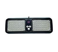 PNNNU Lampe Flash Stroboscopique 86 LEDs 12 Modes d'urgence pour Pare-Soleil 12V pour Camions Et Voitures,Red White