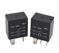 PNNNU Relais Automobile À Usage Général 5 Broches 12V 24V 30A pour Changement De Projecteur De Bateau De Vélo De Voiture 1.8W 2 Pièces,24v 4p