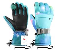 Pnosnesy Gants de Ski, d'hiver et de Neige Ainsi Que Gants de Snowboard et de Temps Froid pour Les Deux sexes et Les Parents
