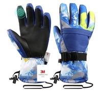 Pnosnesy Gants de Ski, d'hiver et de Neige Ainsi Que Gants de Snowboard et de Temps Froid pour Les Deux sexes et Les Parents