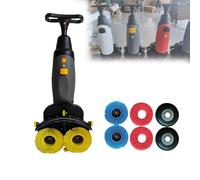 Pnpaea Autolaveuse de Sol Automatique Mini, sans Fil et alimentée par Batterie, Largeur de Nettoyage de 43 cm (17 Pouces), autonomie de 90 Minutes Gray