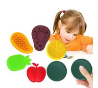 PNPGDYK Fidget Toys Pierre Sensorielle, 6 Pièces Toys de Pierres Sensorielles, Fidget Jouets pour Adultes, pour Stress, l'Anxiété, TDAH et l'Autisme