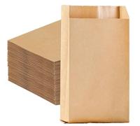 PNPGDYK Sachet Kraft, 50 Pièces Sacs Cadeaux, Sacs Alimentaires, Sacs À Pain, Petits Pochette Anniversaire, Enveloppe Vintage de Noël (12cm x 20cm x 4cm)